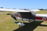 Cessna 172 with grey aerosew canopy cover by ecosew