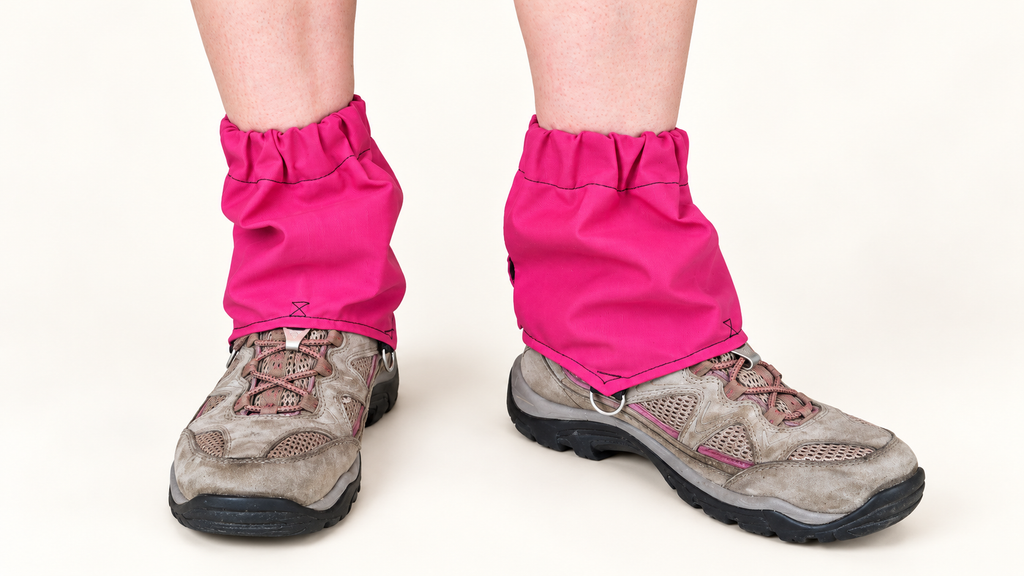 Pink Clarence Light Puttees - Adult Size