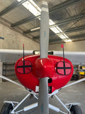 red_piper_cub_with_red_vinyl_aerosew_cowl_plugs_or_bungs